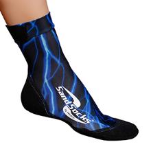 Classic high Top  sand socks sort-blå, beachhåndball sokker